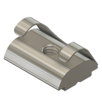 M5S30-PF-3 MODULAR SOLUTIONS STAINLESS STEELFASTENER<BR>M5 SQUARE NUT 30 W/POSITION FIX